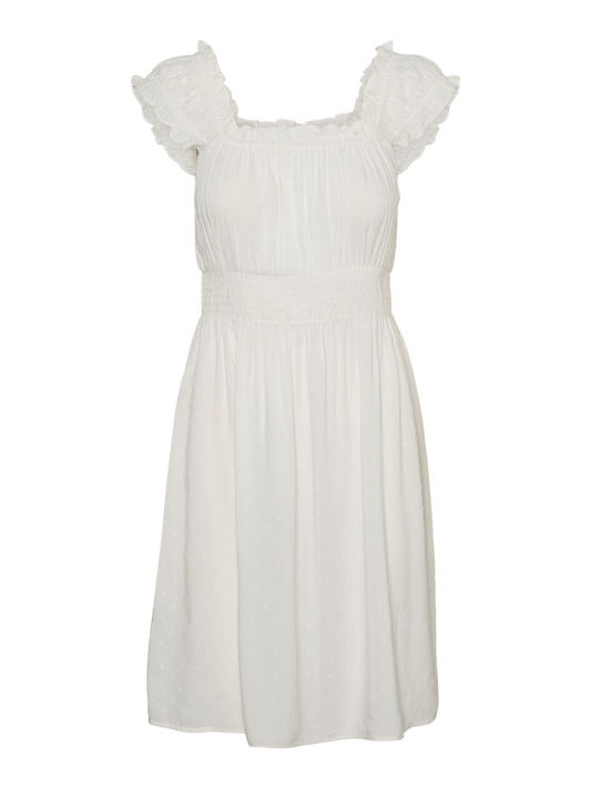 VMJENNY Short Dress - Bright White