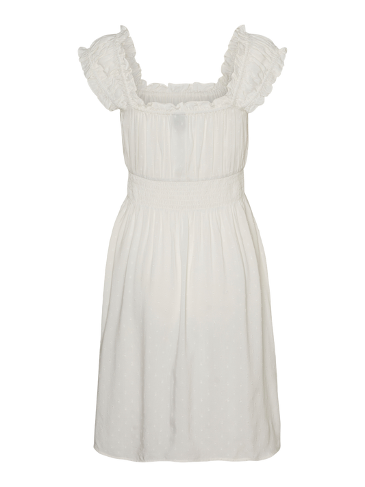 VMJENNY Short Dress - Bright White